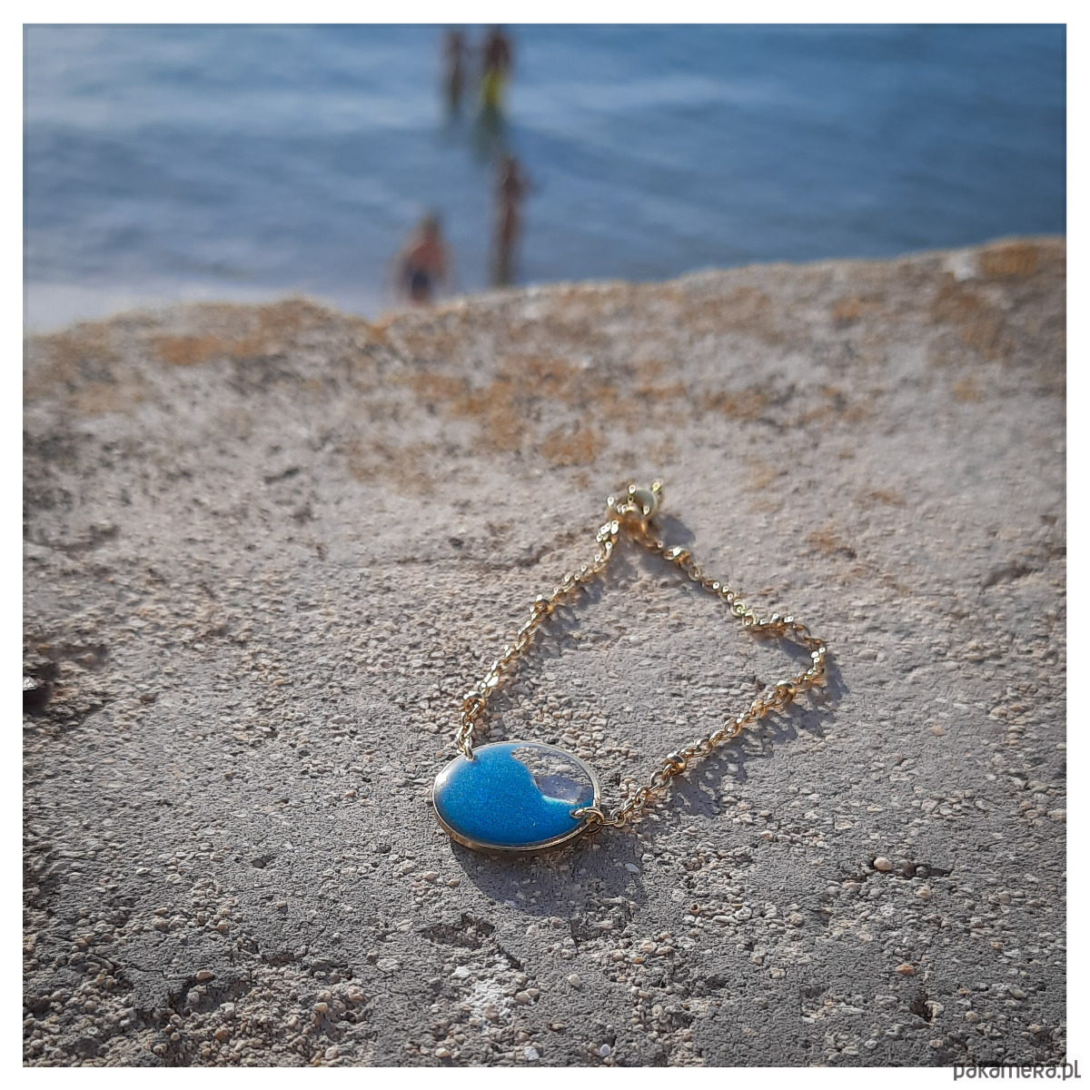 bransoletki z żywicy Zielona bransoletka Dolci 1