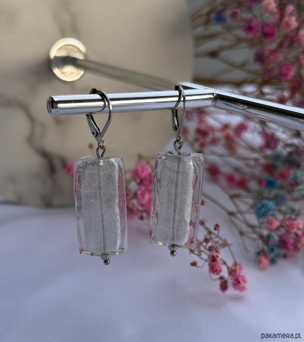kolczyki szklane Kolczyki ze szkła weneckiego 1
