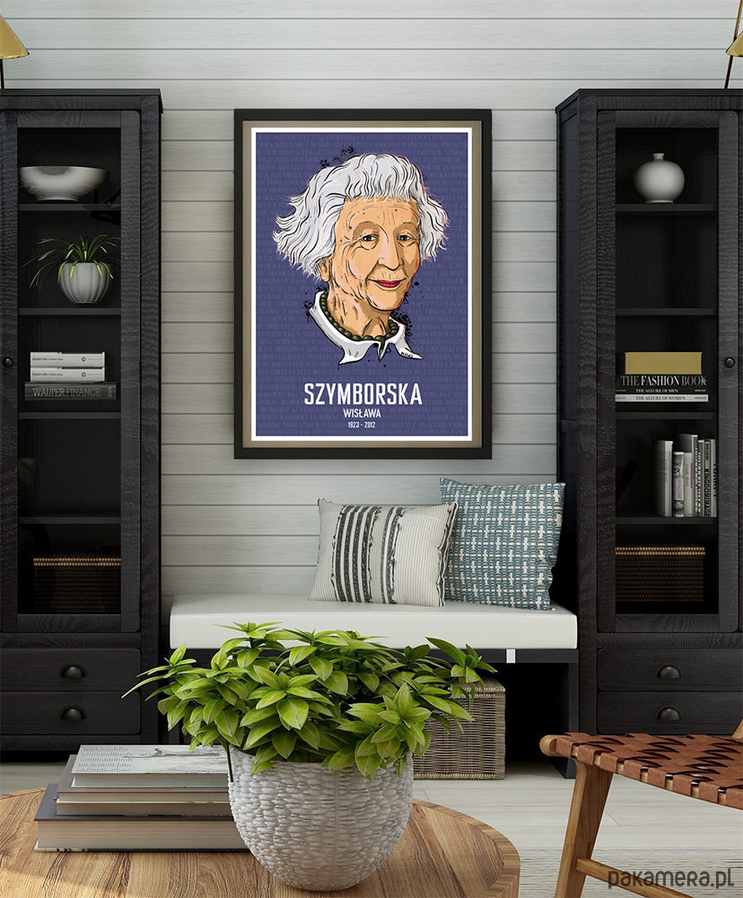 plakaty Wisława Szymborska - plakat 50x70 cm 2