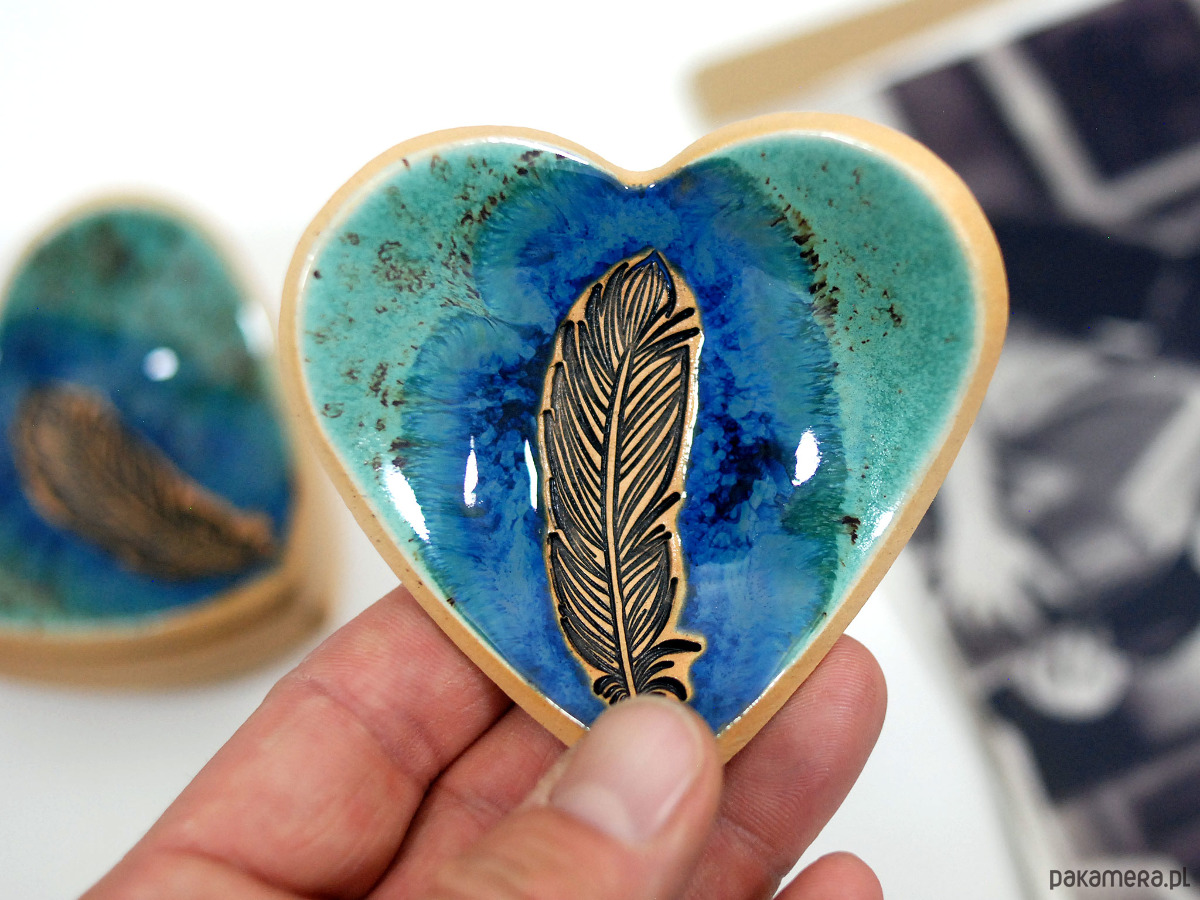 pojemniki na biżuterię Miseczka ceramiczna na drobiazgi, biżuterię, obrączki 5