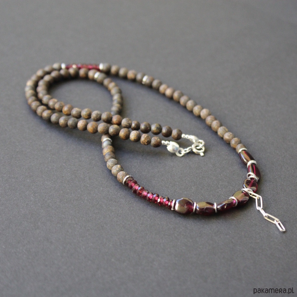 srebrne naszyjniki Naszyjnik czekolada i porto 2