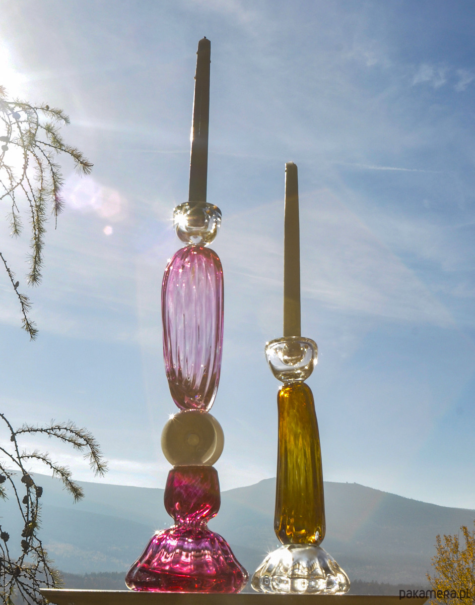 świeczniki i świece Świecznik "Optyk" 1