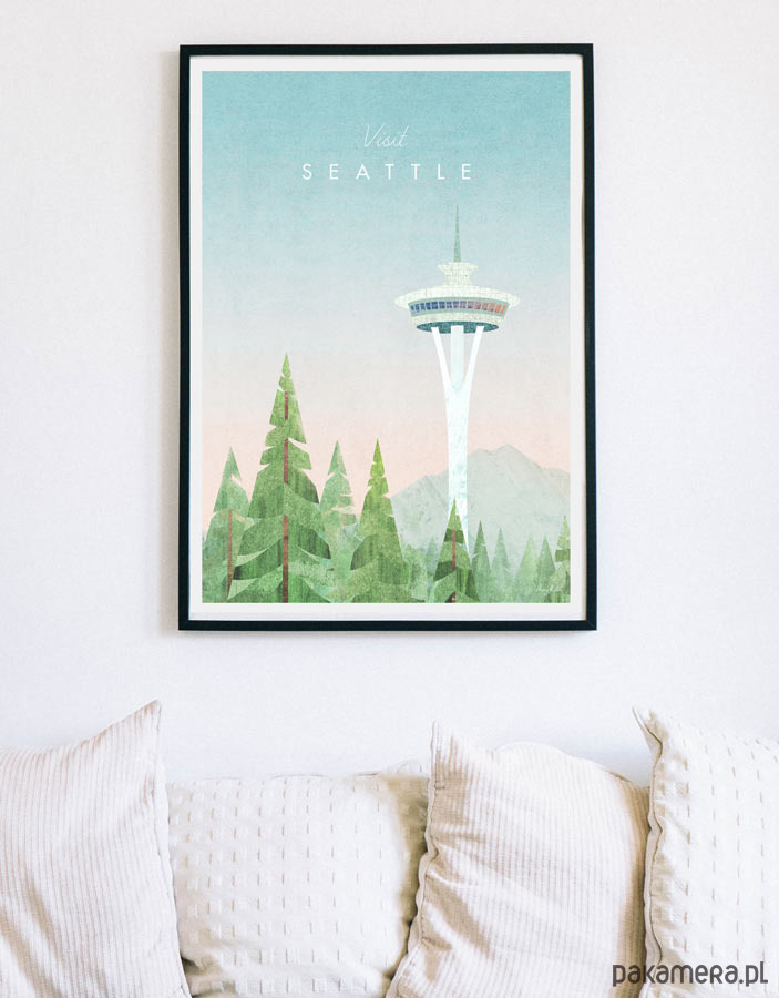 plakaty Seattle - vintage plakat 50x70 cm 9