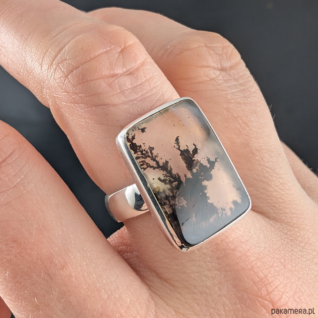 pierścionki srebrne Pierścionek montana agat 4