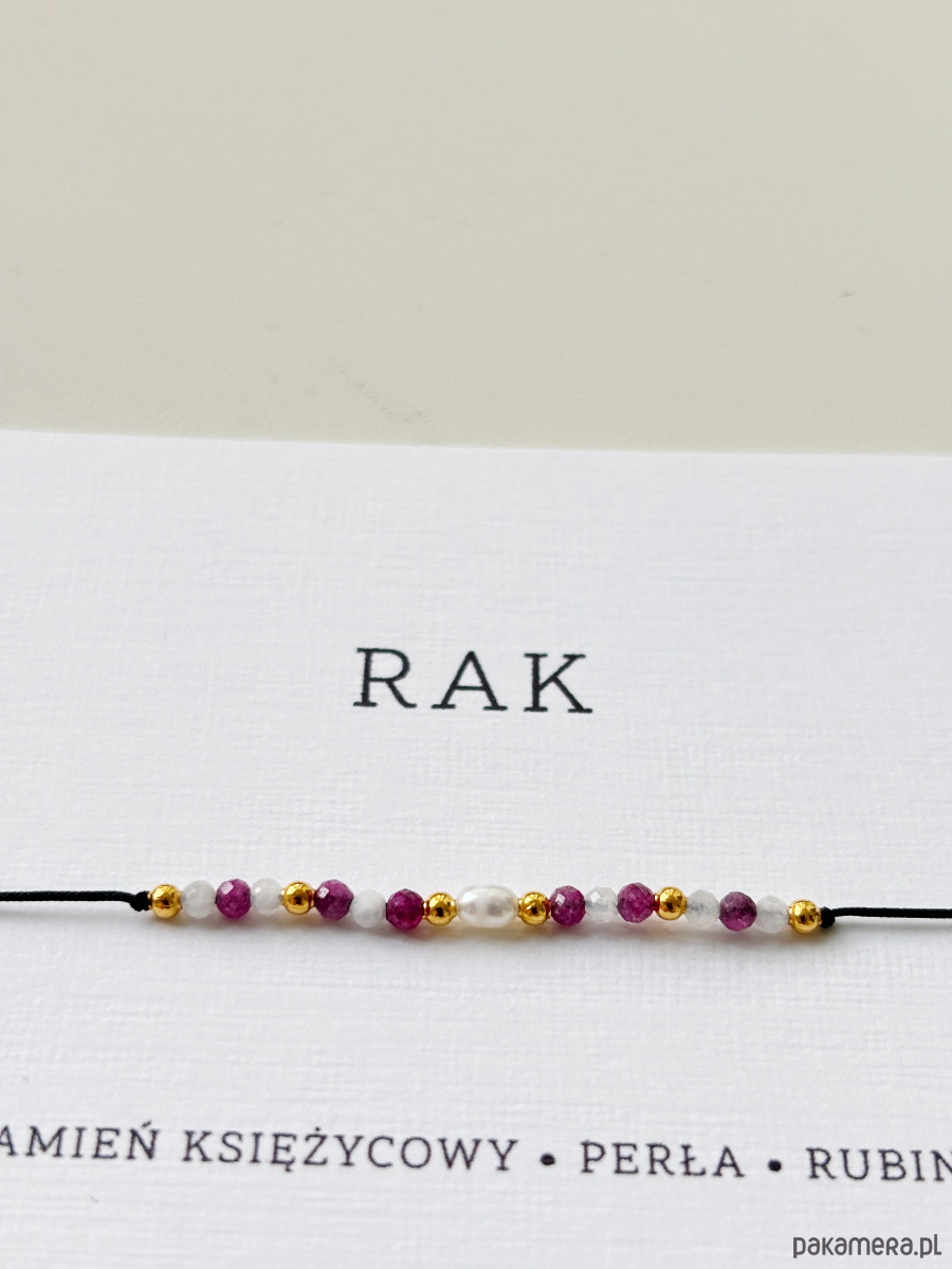 bransoletki na sznurku Zodiak bransoletka RAK 3