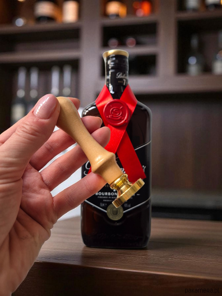 stemple Stempel do butelek z Twoim logo Pieczęć lakowa 5