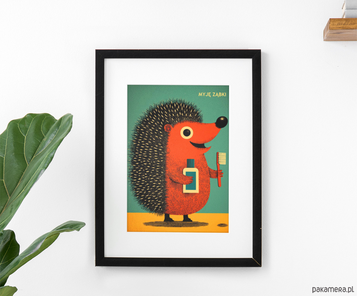 plakaty Plakat myję ząbki komple 2 plakaty 2