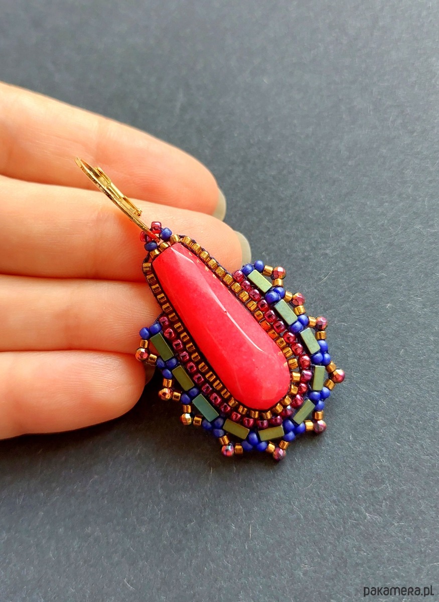 kolczyki z kamieniami Kolczyki kierunek Południe 1