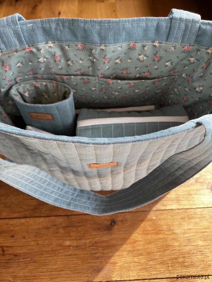 torby na ramię Torba lniana Everyday - niebieska 9