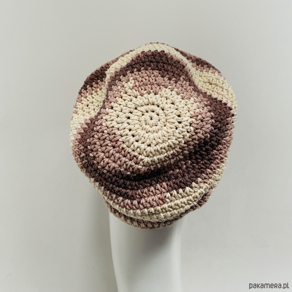 czapki damskie Kolorowa czapka jesienna przejściowa cienka all season S/M 4