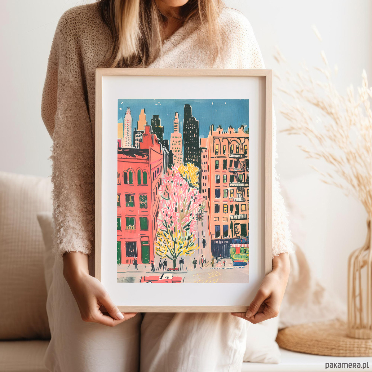 plakaty Ulice Nowego Jorku - plakat ilustracja grafika 5