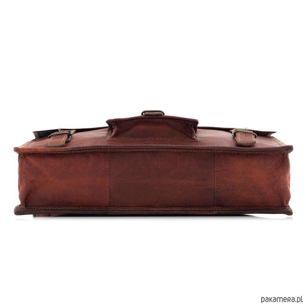 torby i nerki męskie Torba Vintage Męska Skórzana do Pracy Belveder BH72 3