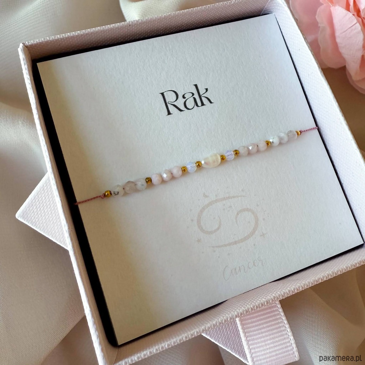 bransoletki na sznurku Bransoletka dla Znaku zodiaku RAK 1