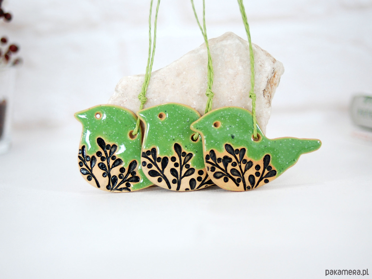 ozdoby choinkowe Ręcznie robione ozdoby choinkowe ptaszki 1