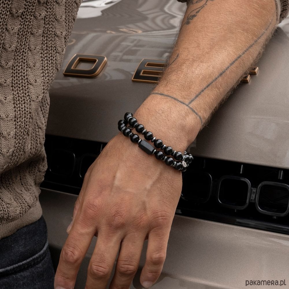 biżuteria męska Męska bransoletka zodiakalna - Skorpion - Ochrona i odwaga I 1