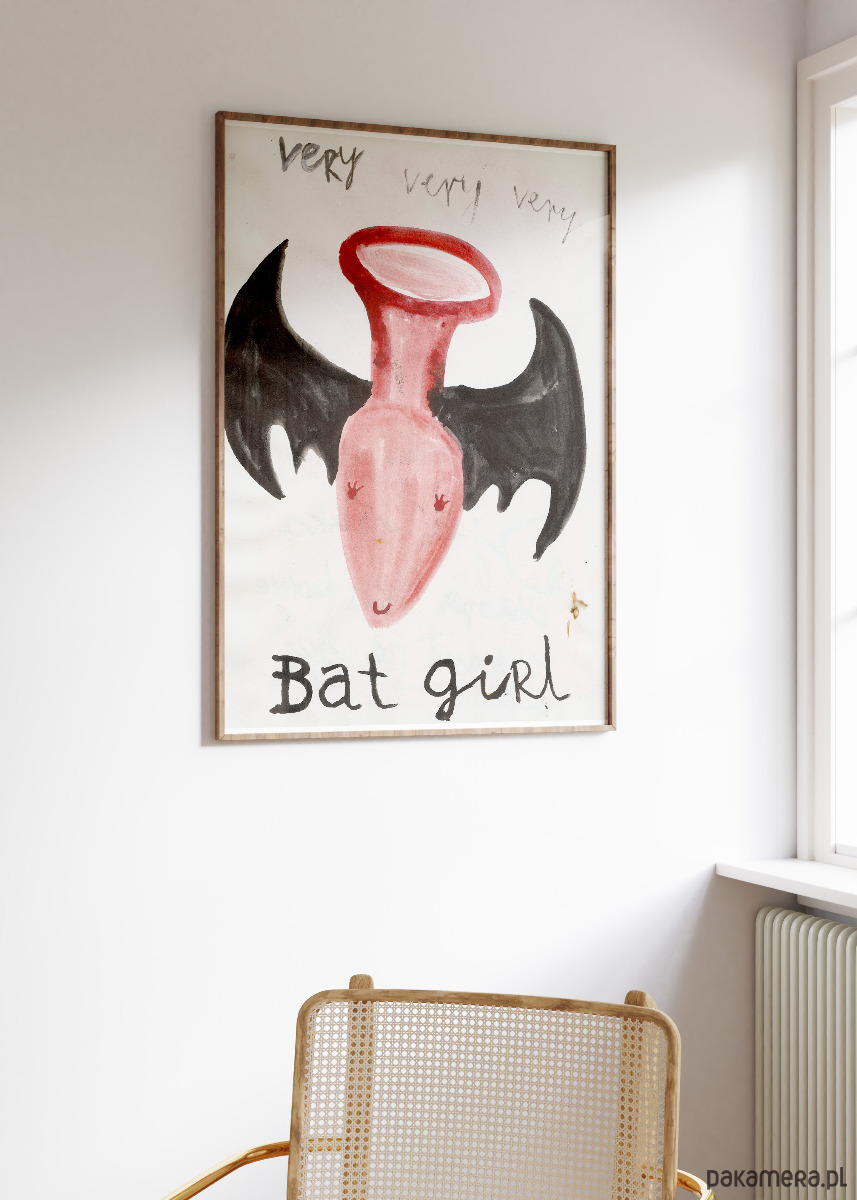plakaty Very Bat Girl Erotyczny Nietoperz Helloween Zabawka Dla Dziewczyny Plakat 4