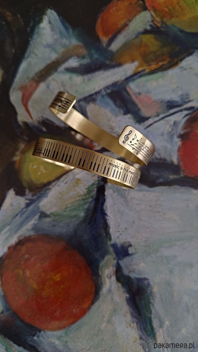 bransoletki złote Bransoletka MUSIC 2