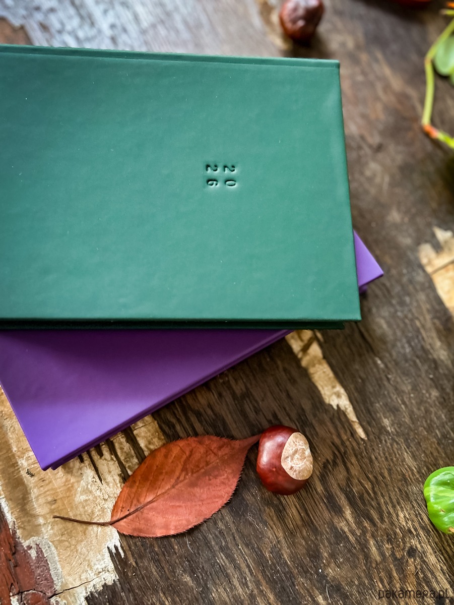 kalendarze i plannery Ręcznie szyty kalendarz dzienny 6