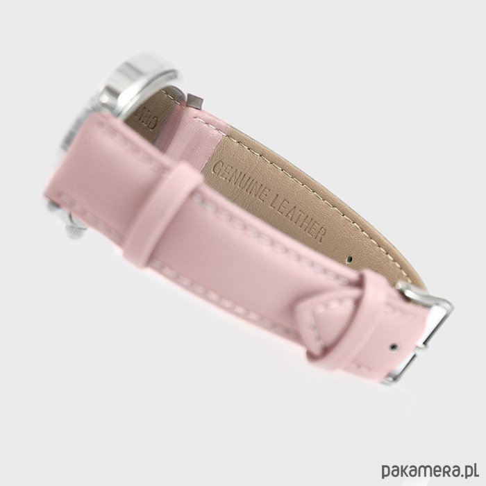 zegarki damskie Zegarek - Time for a book - różowy, skórzany 2