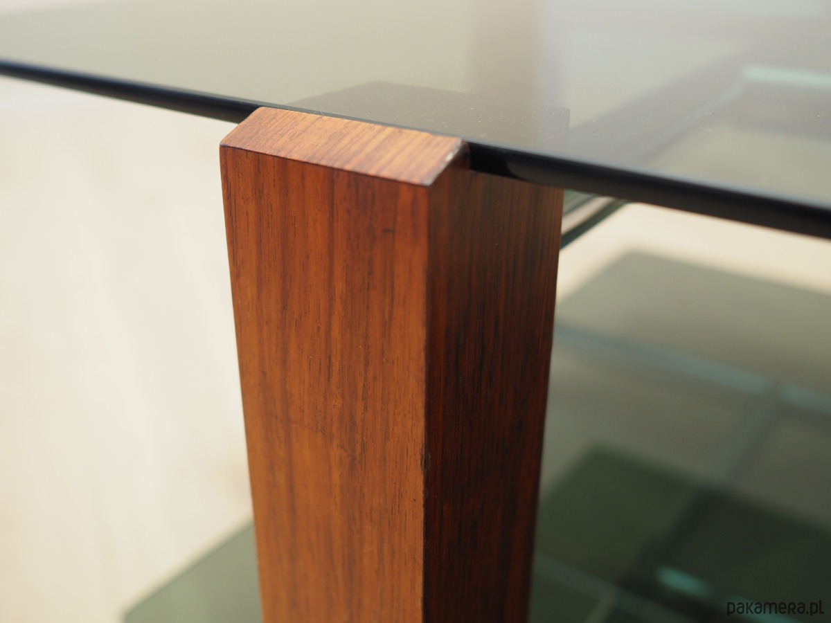 stoliki kawowe Stolik szklany, włoski design, lata 70, produkcja: Włochy 5