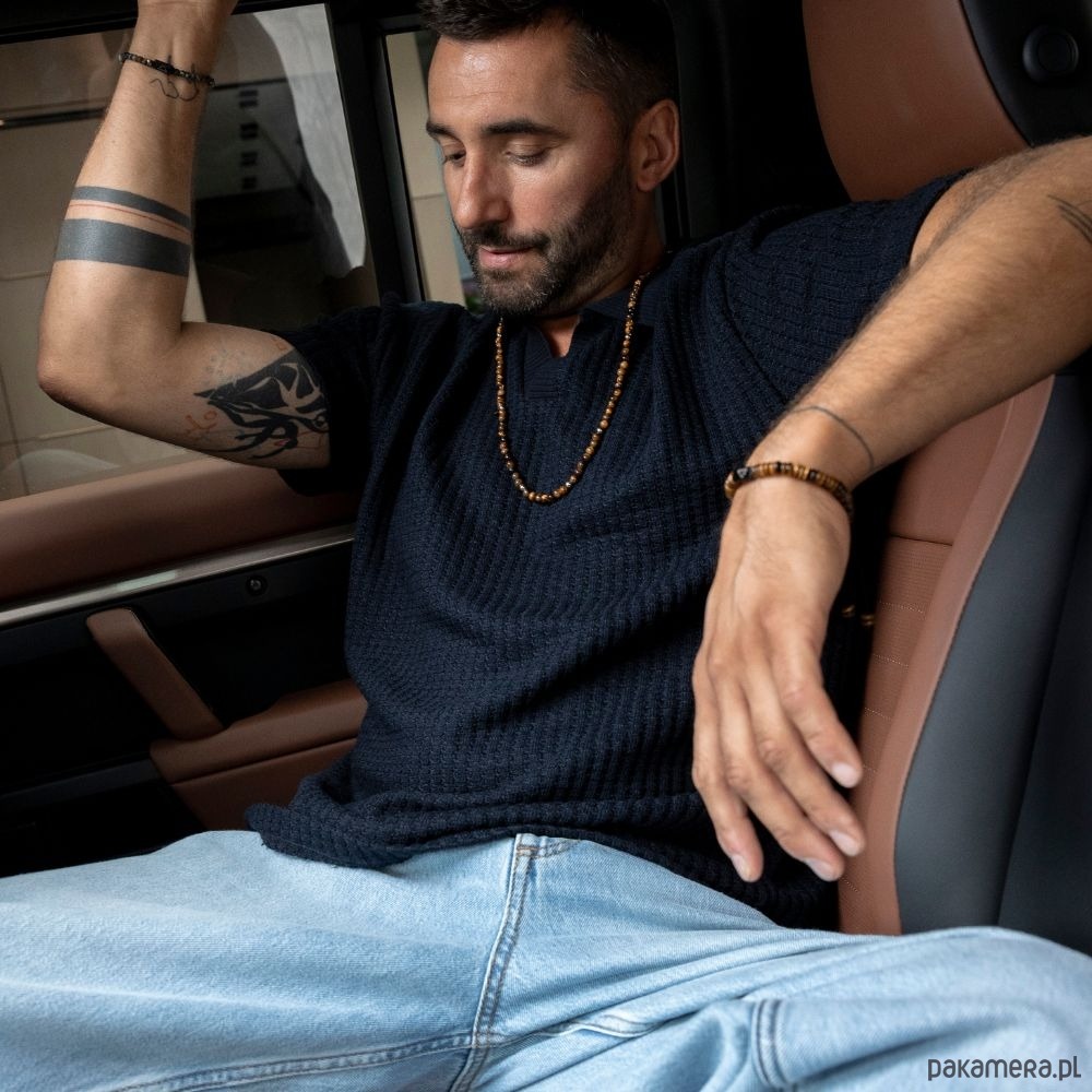 biżuteria męska Męska bransoletka z kamieniem odwagi 3