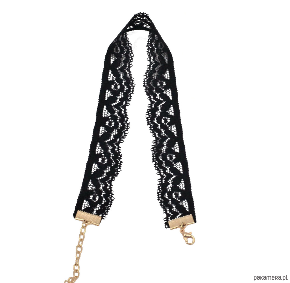 chokery Choker -naszyjnik czarna koronka 22 mm 1