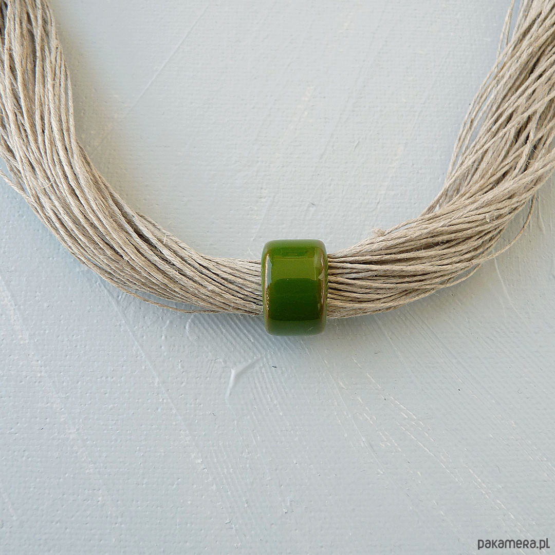 kolie Dakota naszyjnik lniany 2