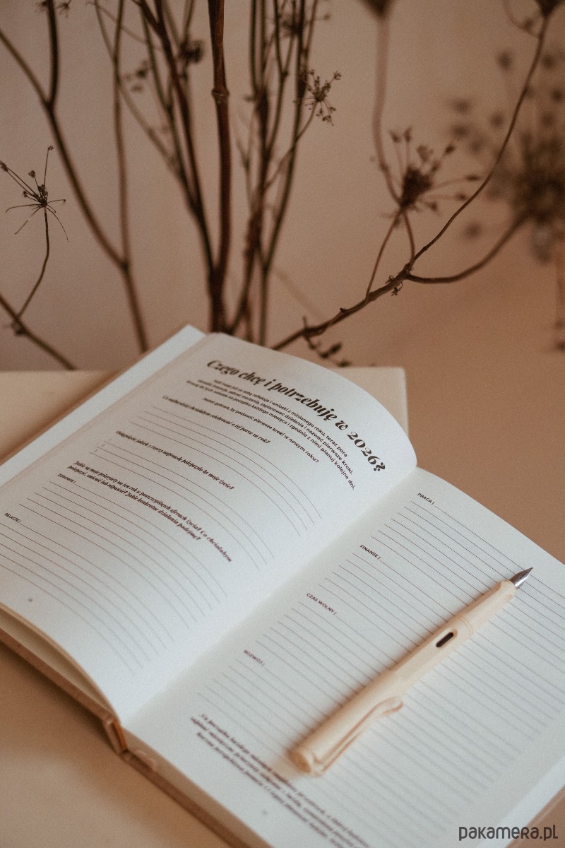 kalendarze i plannery SLOW PLANNER 2026  układ dzienny  Kojąca Matcha 8