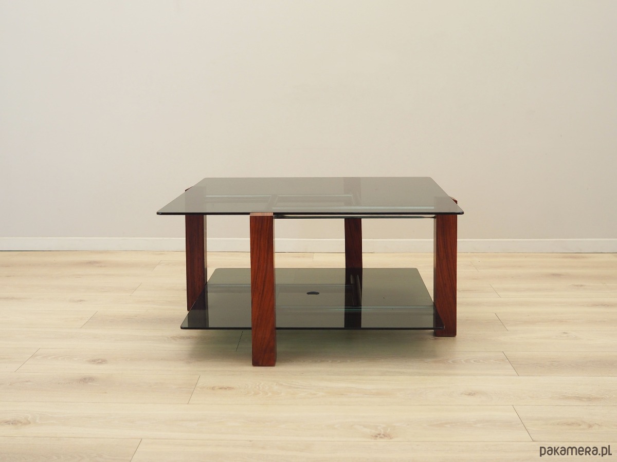 stoliki kawowe Stolik szklany, włoski design, lata 70, produkcja: Włochy 1