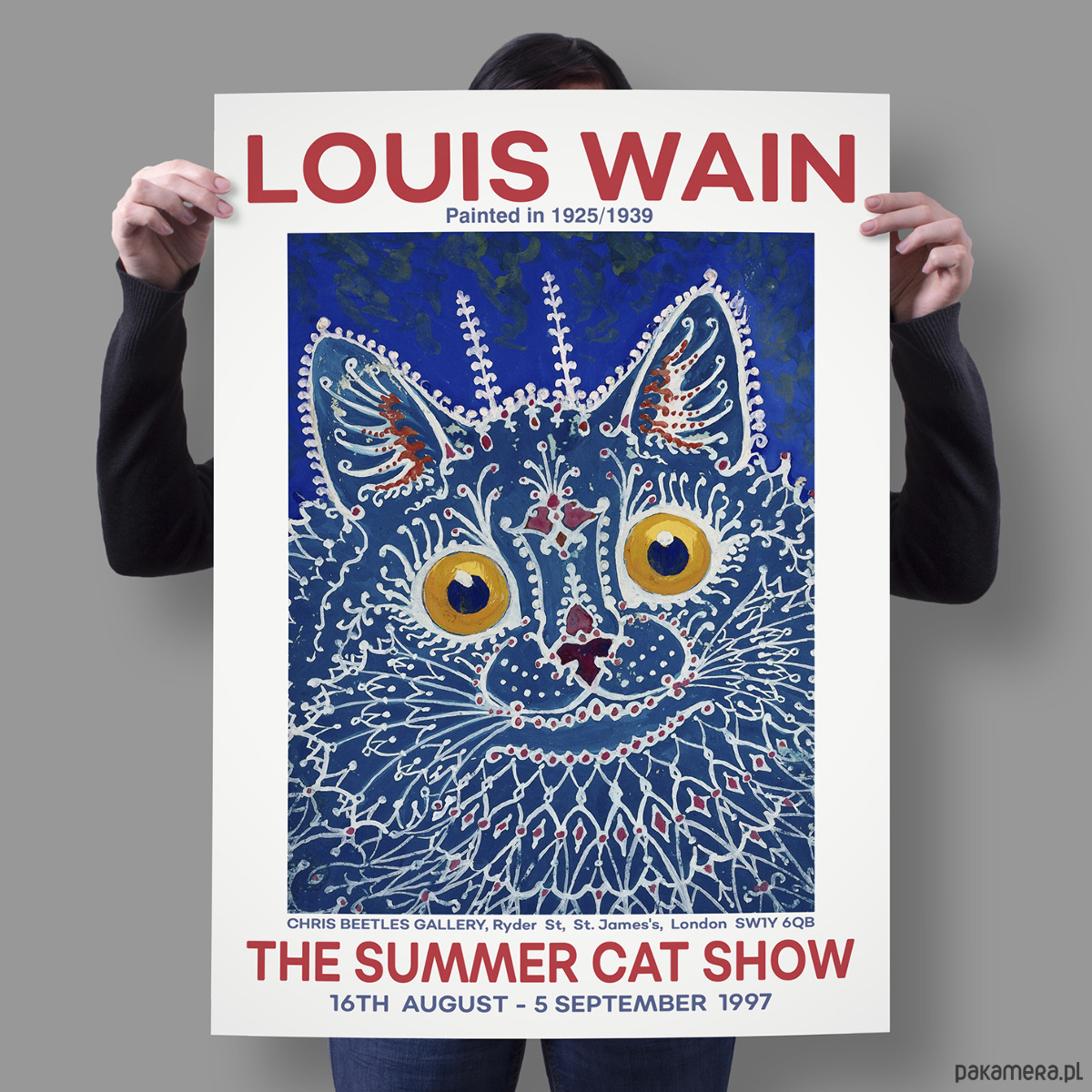 Louis Wain Exhibition Poster Pakamera.pl