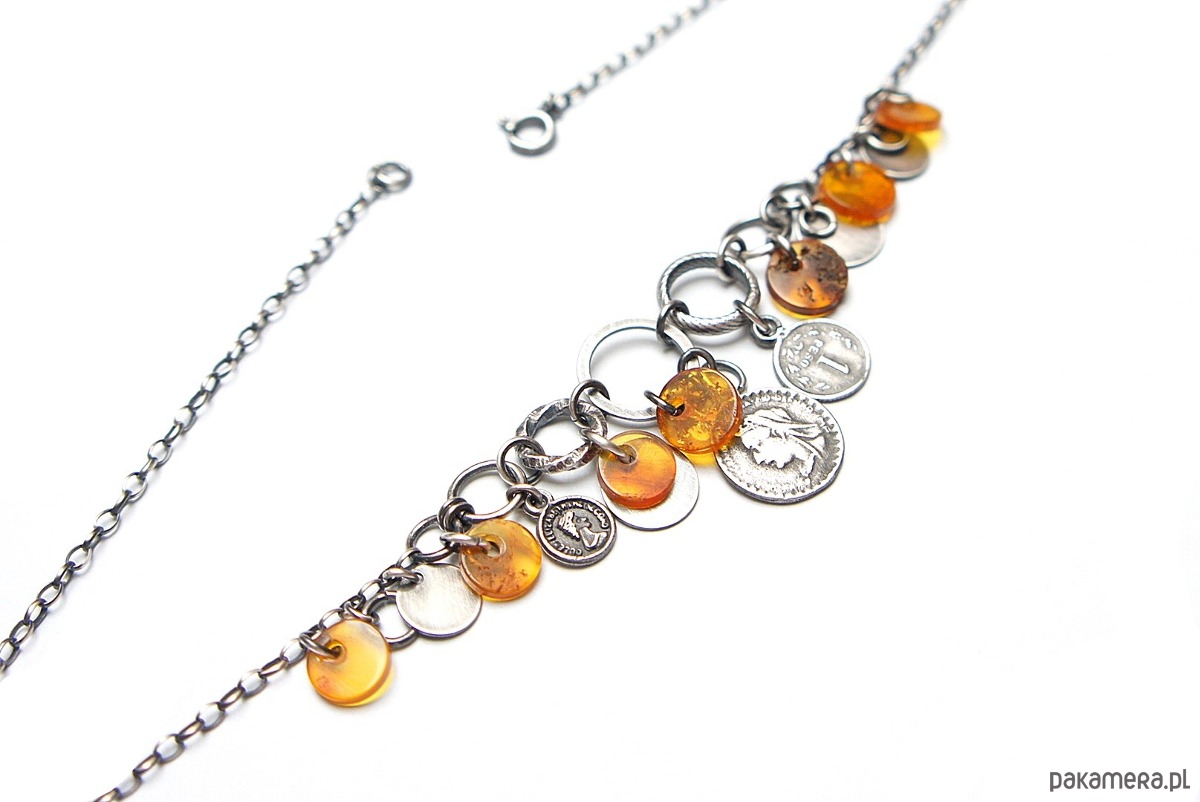wisiory Amber chips -  naszyjnik 4