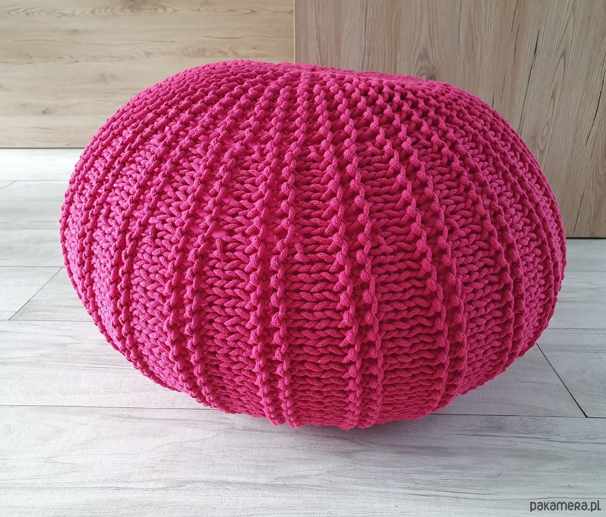 pufy do siedzenia Dziergany puf, puf, pufa, pufa na drutach 4