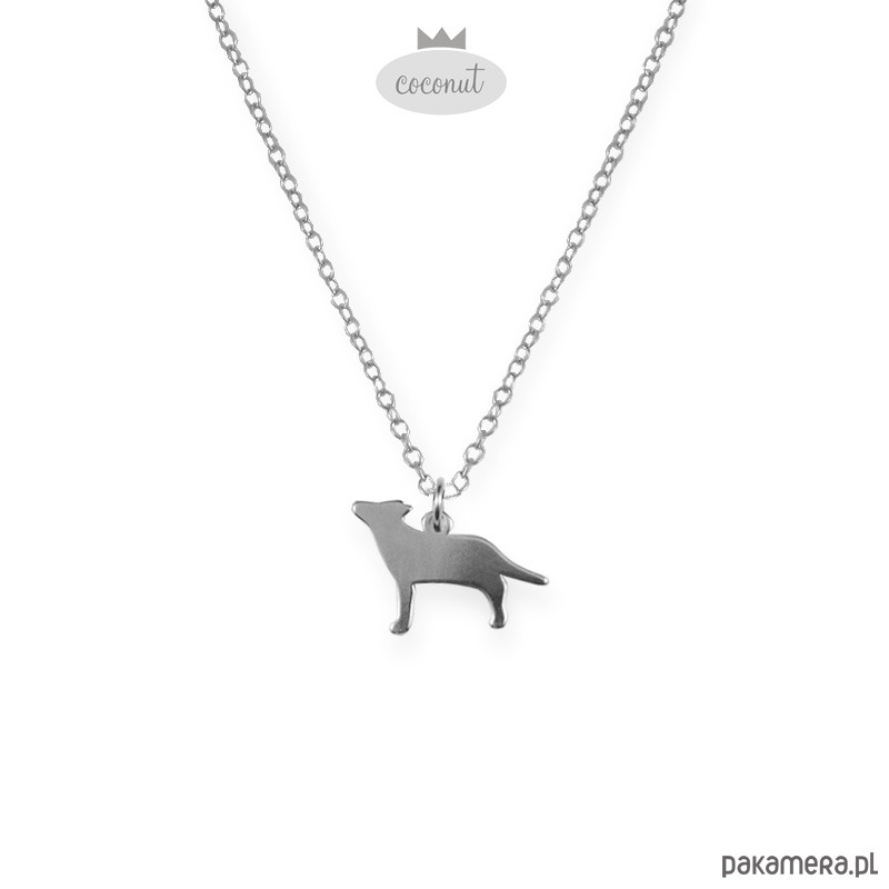 wisiory WILK - srebro 925, wisiorek na łańcuszku 1