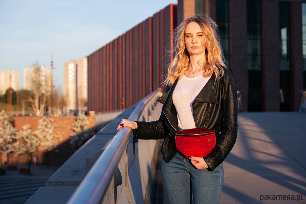 saszetka nerka Nerka Welurowe szczęście 1