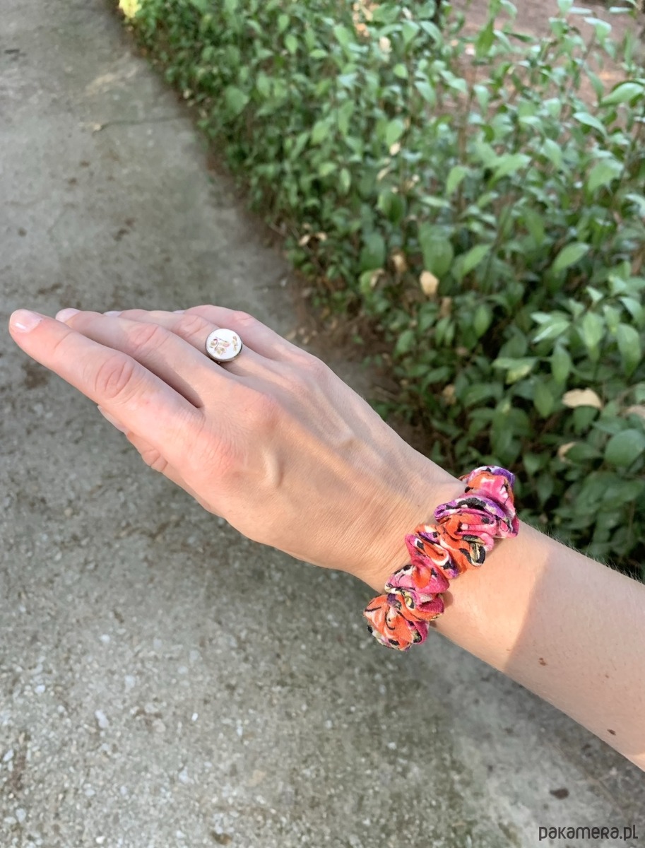 gumki do włosów Gumka do włosów Lena w kwiatuszki 3