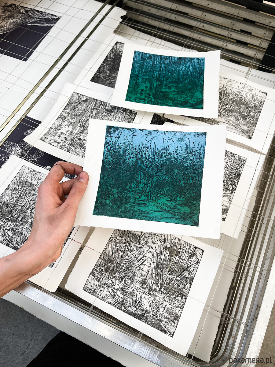grafiki i ilustracje Grafika warsztatowa "Wschód zmian I" 3
