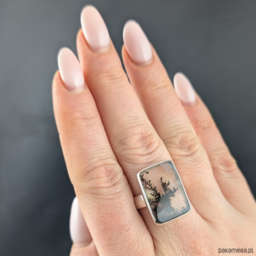 pierścionki srebrne Pierścionek montana agat 3