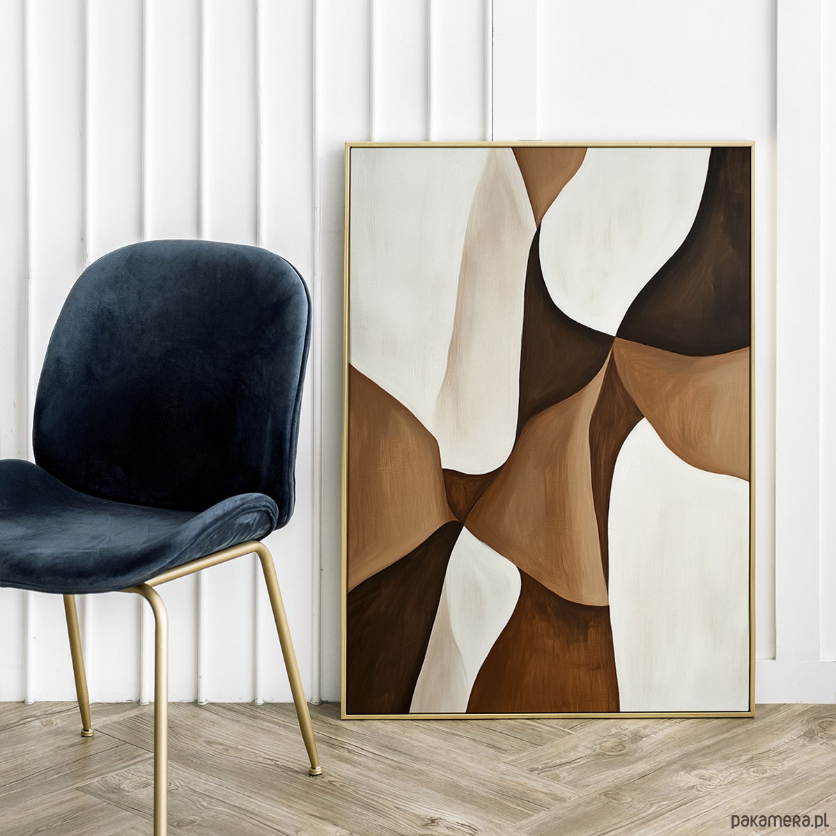 plakaty Plakat Abstrakcja w brązie 2