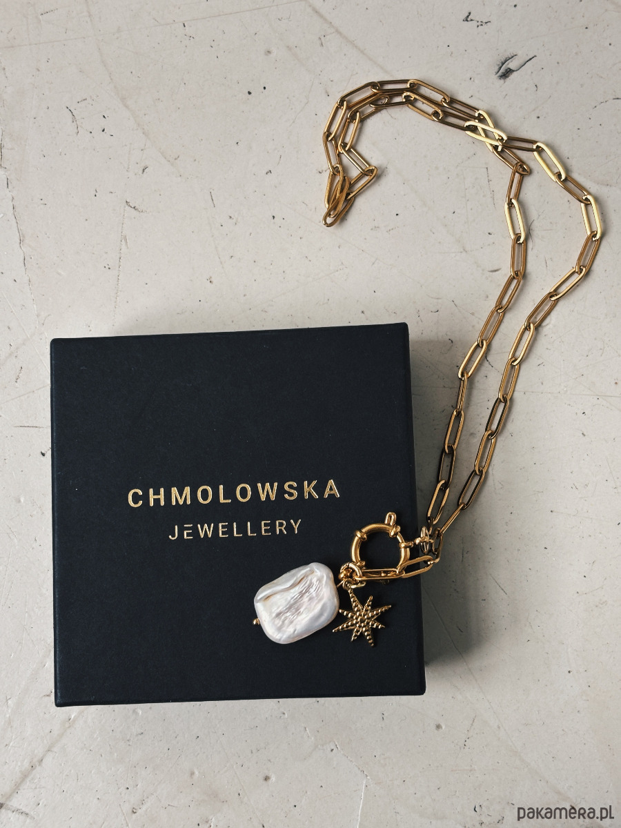 złote naszyjniki Naszyjnik Pearl Chain 2