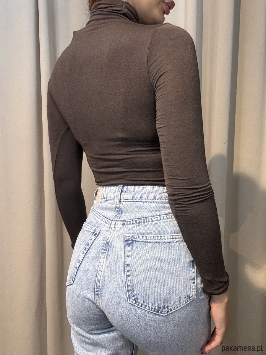 bluzki z długim rękawem damskie Golf Cioccolato 3