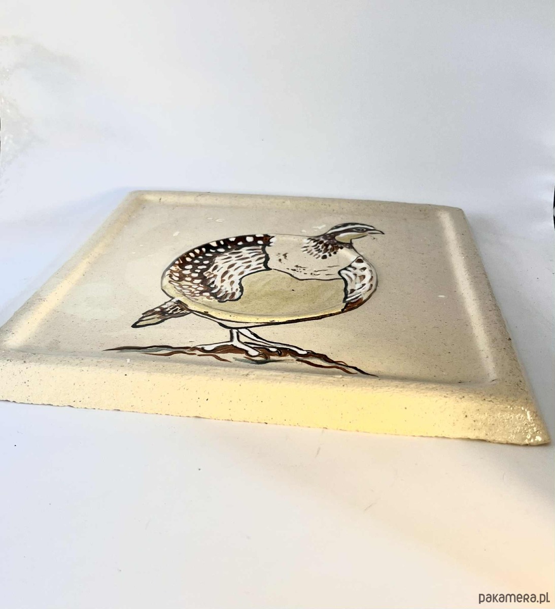kafle i panele Ręcznie malowany kafel ceramiczny z przepiórką  5