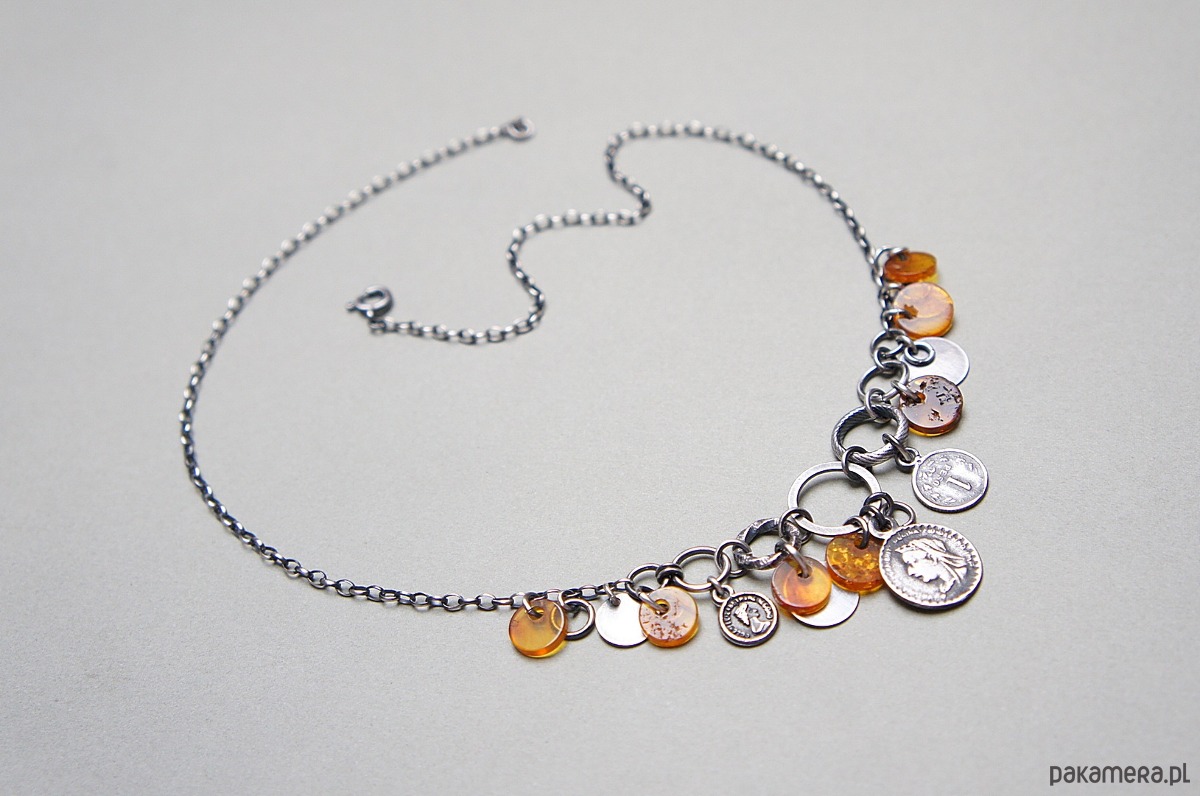 wisiory Amber chips -  naszyjnik 2