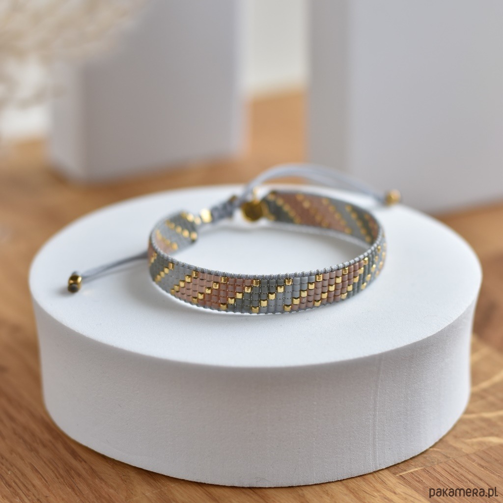 bransoletki na sznurku Tkana bransoletka 1
