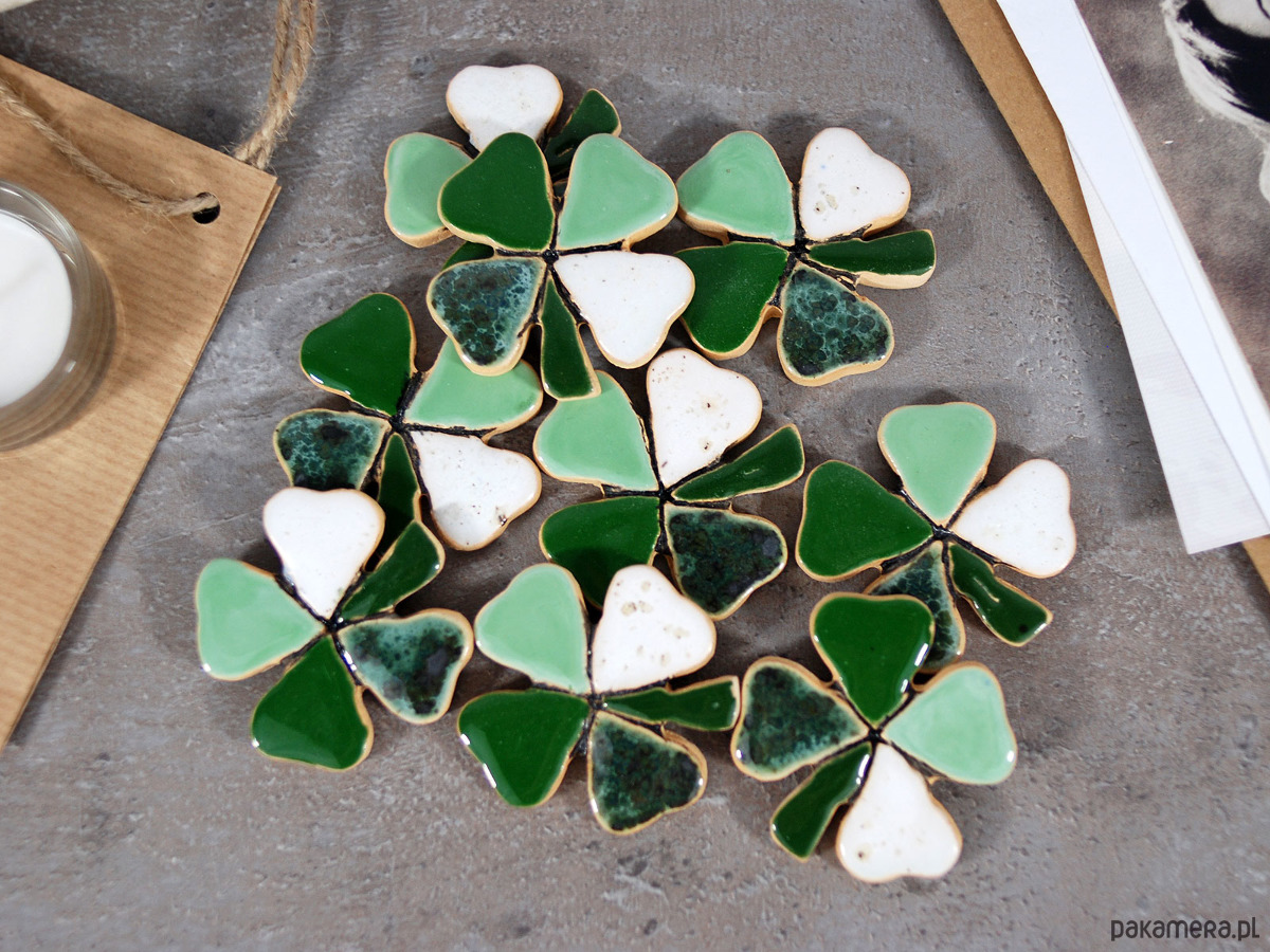 magnesy Czterolistna koniczyna na szczęście - magnes na lodówkę 4