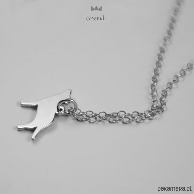 wisiory WILK - srebro 925, wisiorek na łańcuszku 1