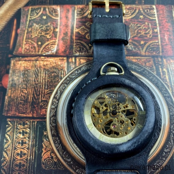 zegarki męskie DC 042 - BLACK VINTAGE - Złoty Smok 1