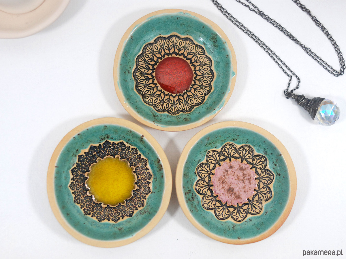 Podstawki pod kadzidełka Ceramiczna podstawka na kadzidło, świeczkę, biżuterię 2