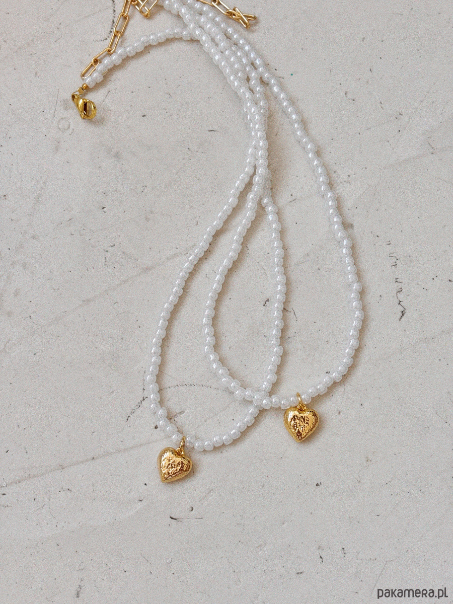 naszyjniki - inne Naszyjnik z sercem 2