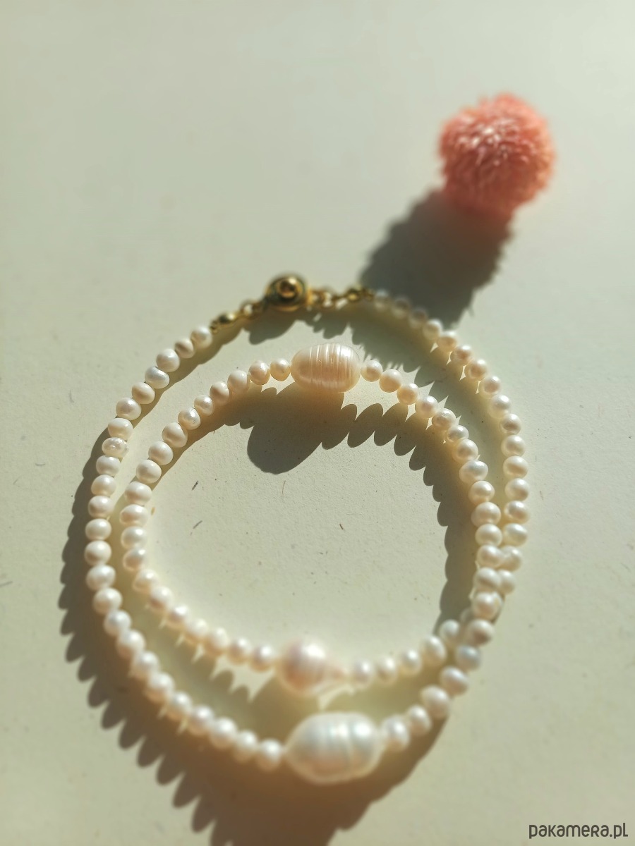naszyjniki - inne Naszyjnik z pereł naturalnych 2