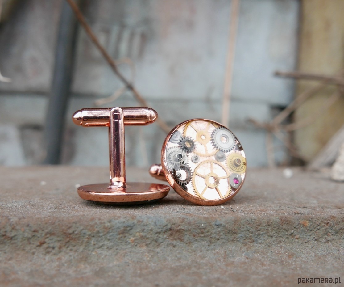 spinki do mankietów Mechaniczne spinki 009 1